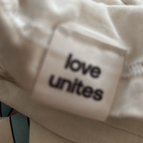 ADIDAS Original Pride Trefoil Flag SS Tee Sz L Colorful Love Unites Stains - Picture 9 of 10